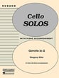 GAVOTTE IN G CELLO SOLO cover